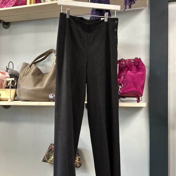 J. Crew Wool-Blend Button-Side Trousers – Size 4 - Picture 4 of 11